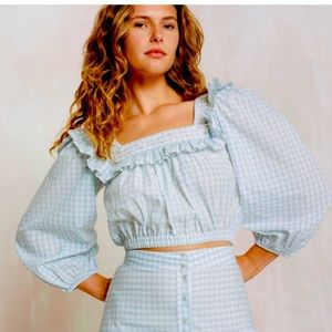 Plaid blouse Christy Dawn